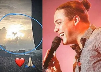 Imagem assustadora de um anjo aparece atrás de Wesley Safadão em foto reveladora; confira