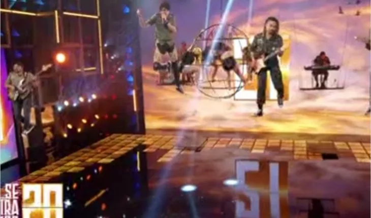 Cantor que fez sucesso vai ao ‘Se Vira nos 30’, no Domingão do Faustão, e choca o público