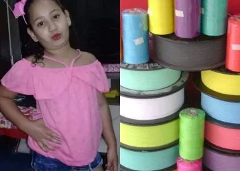 MENINA CORTADA POR LINHA CHILENA EM REALENGO AINDA CORRE RISCO DE PERDER A PERNA