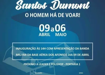 SHOPPING NA ZONA OESTE RECEBE EXPOSIÇÃO “SANTOS DUMONT, O HOMEM HÁ DE VOAR” EM PARCERIA COM MUSEU AEROESPACIAL