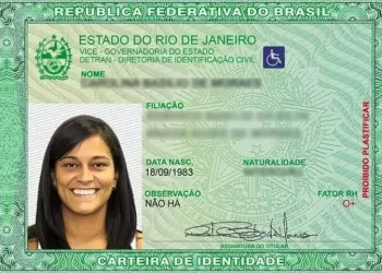 DETRAN RJ LANÇA NOVO MODELO DE CARTEIRA DE IDENTIDADE. A PRIMEIRA VIA SERÁ GRATUITA, A SEGUNDA R$ 38,00
