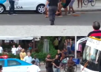 PM PRENDE MILITARES ENVOLVIDOS EM CONFUSÃO ENTRE TORCEDORES NO RIO