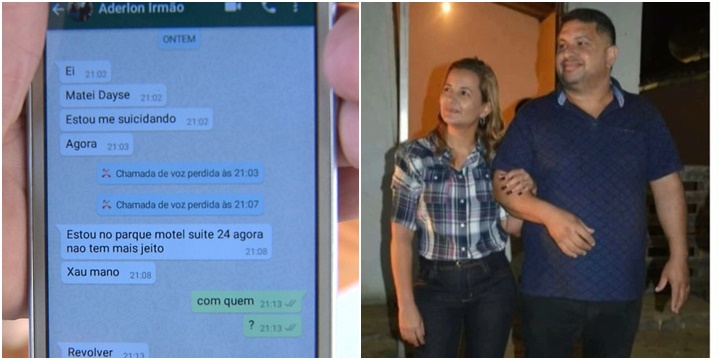 “Matei Dayse. Estou me suicidando”, escreve homem após assassinar a ex-esposa