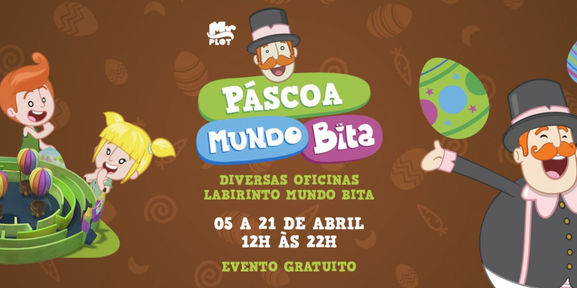 MUNDO BITA LEVA MAGIA DA PÁSCOA AO PARK SHOPPING CAMPO GRANDE
