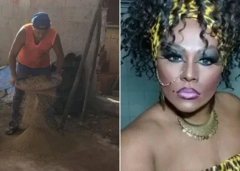 ‘DE MANHÃ SOU PEDREIRO, À NOITE DRAG QUEEN’, CARIOCA FAZ SUCESSO NO TEATRO E BOMBA NA WEB