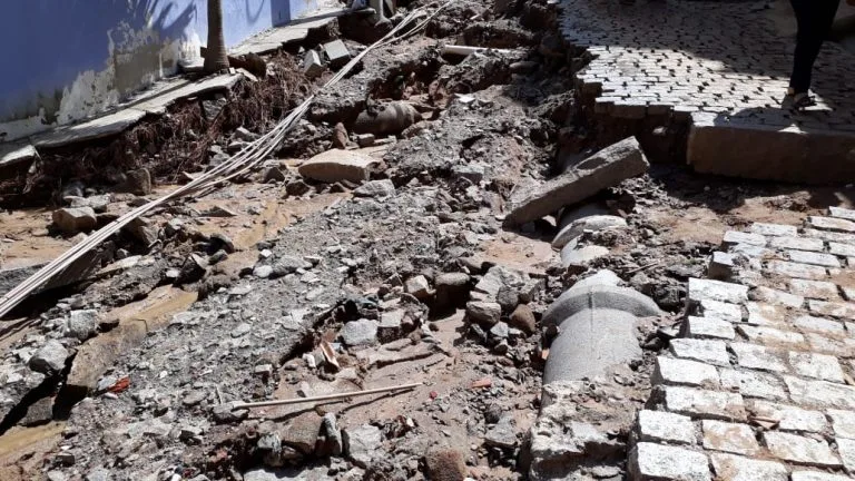 Pai é encontrado abraçado ao corpo do filho sob escombros na Zona Oeste