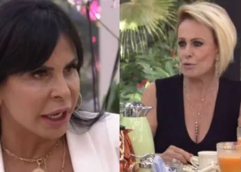 Ana Maria faz pergunta indiscreta à Gretchen e leva fora ao vivo: ‘Não interessa’