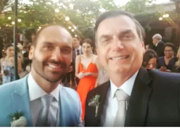 Deputado federal Eduardo Bolsonaro se casa no Rio