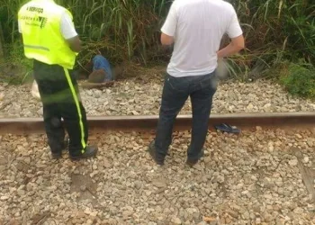 UM HOMEM ESTÁ MORTO E OUTRO FERIDO  GRAVEMENTE NA LINHA DE TREM  EM CAMPO GRANDE!!
