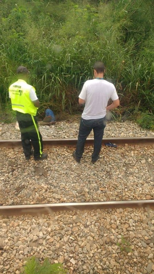 UM HOMEM ESTÁ MORTO E OUTRO FERIDO  GRAVEMENTE NA LINHA DE TREM  EM CAMPO GRANDE!!