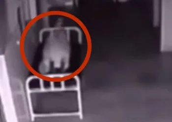 Mulher morre em corredor de hospital, mas o que a câmera de segurança registrou é impressionante(VÍDEO +18))