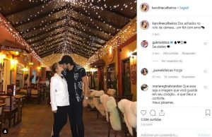 KAROLINE CALHEIROS E GABRIEL DINIZ (FOTO: REPRODUÇÃO / INSTAGRAM)