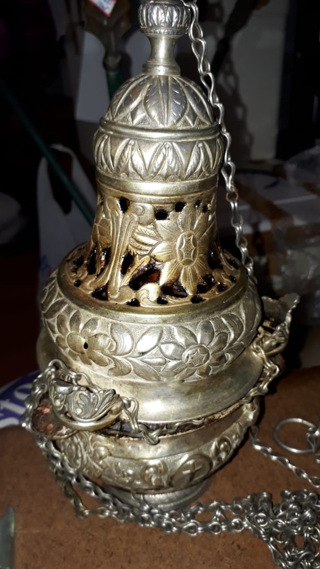 Peça centenária do Santo Guerreiro é recuperada