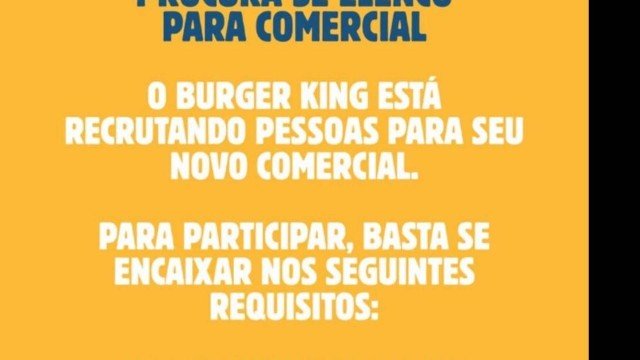 Burger King ironiza censura a propaganda do BB e vira alvo de boicote por apoiadores de Bolsonaro