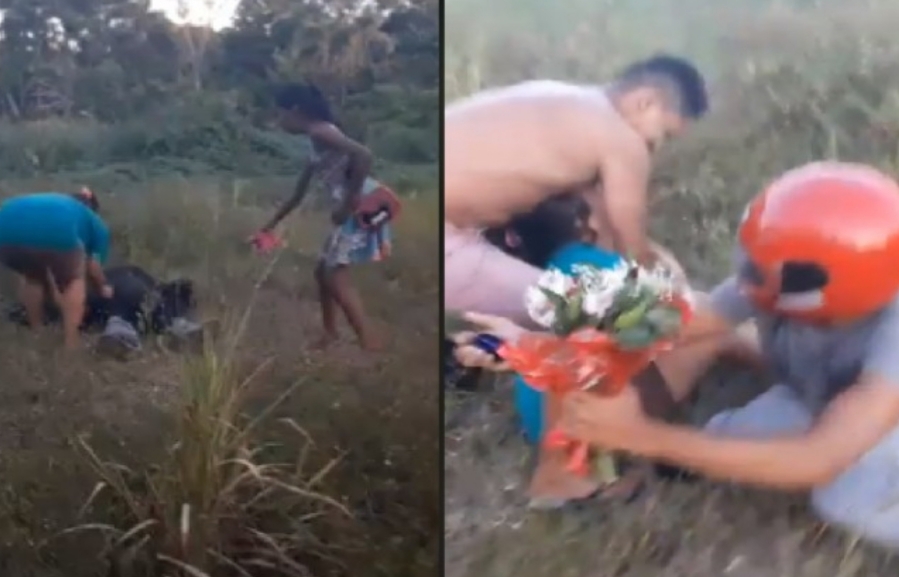 Homem se finge de morto para pedir mulher em casamento e ela quase ‘morre do coração’