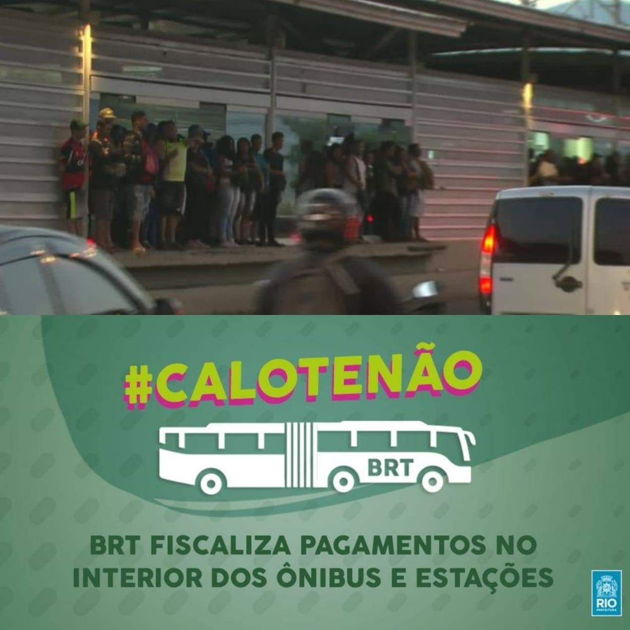 BRT RIO PASSA A TER FISCAIS PARA EVITAR CALOTES