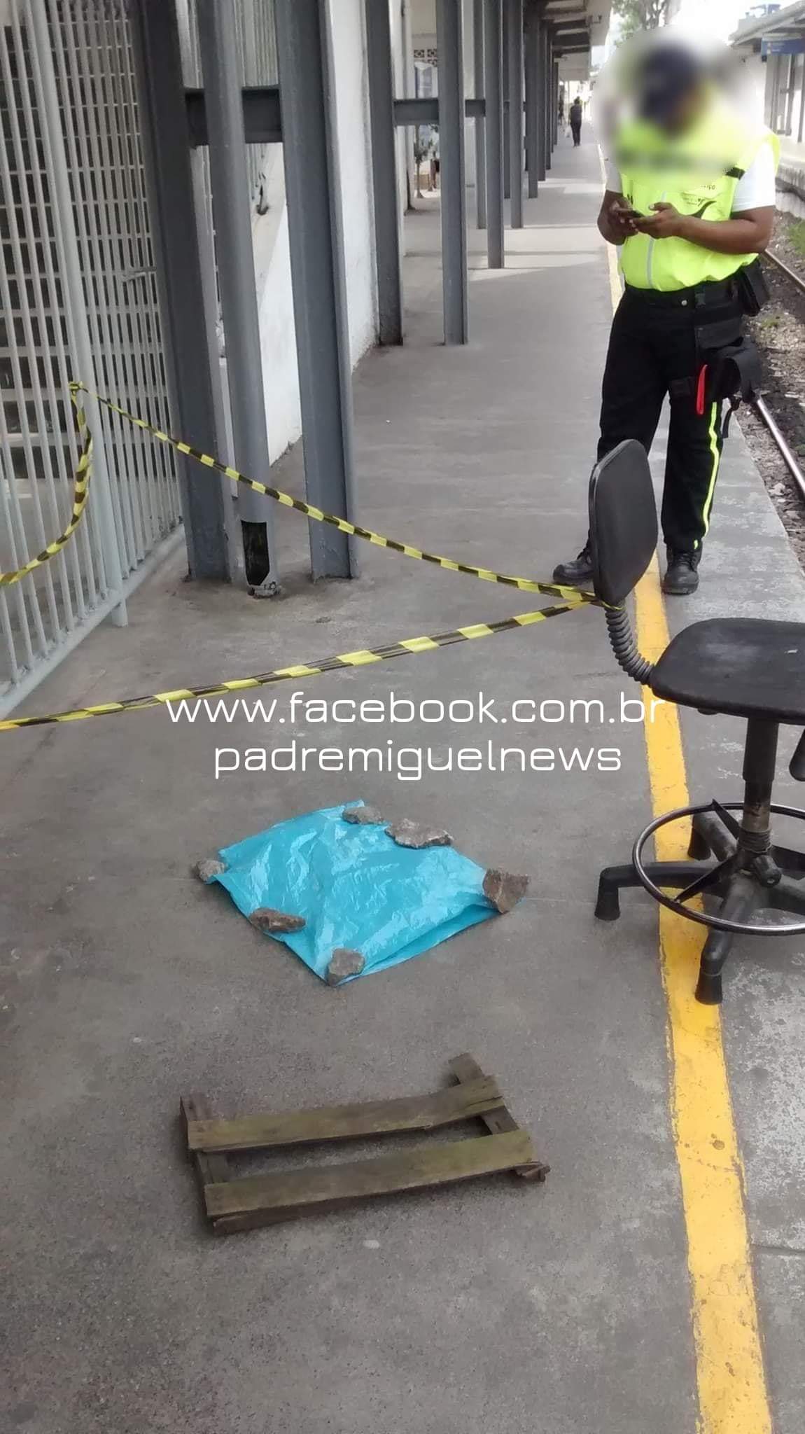 FETO É ENCONTRADO NO CHÃO DA ESTAÇÃO DE CAMPO GRANDE