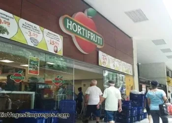 HORTIFRUTI VAGAS P/ REPOSITOR, AUXILIAR DE SERVIÇOS GERAIS, EMPACOTADOR, CAIXA, MANIPULADOR DE ALIMENTOS – R$ 1.340 – RIO DE JANEIRO