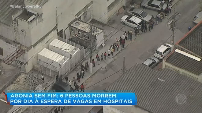 Seis pessoas morrem por dia a espera de vagas em hospitais, segundo dados da Defensoria Pública da União
