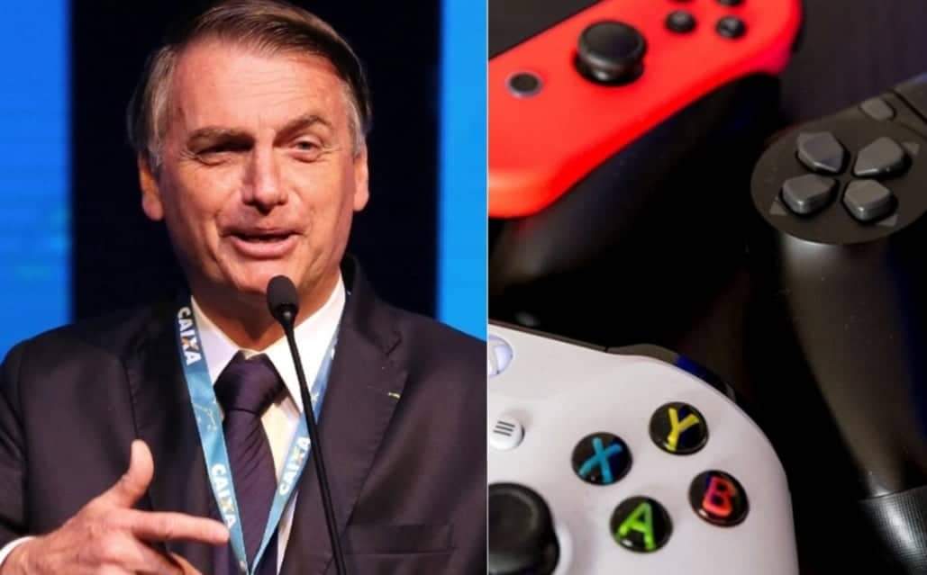 Presidente Bolsonaro afirma avaliar a redução da alta taxa de impostos sobre videogames no Brasil