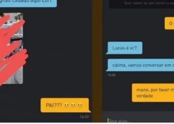 Jovem conversa com próprio pai em aplicativo de pegação gay