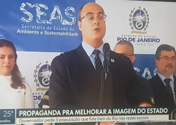 GOVERNADOR WITZEL PEDE PARA POPULAÇÃO FALAR BEM DO RIO NAS REDES SOCIAIS