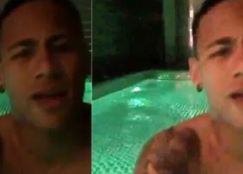 Neymar faz festinha, mostra as partes baixas e confusão acaba em muita porrada