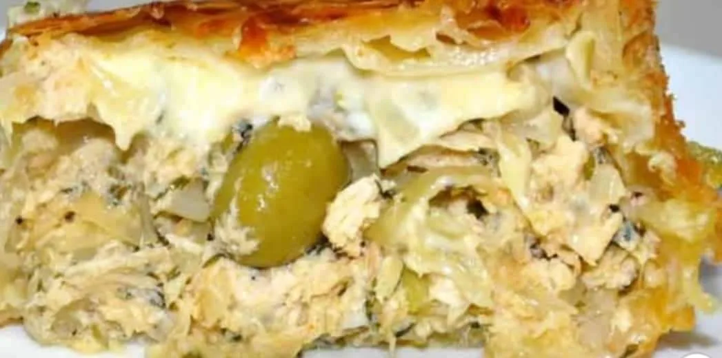 Torta de bacalhau de liquidificador rápida