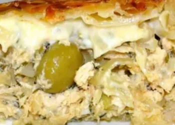 Torta de bacalhau de liquidificador rápida