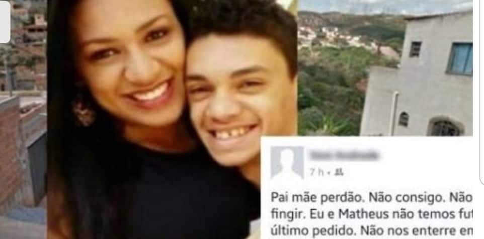 Jovem mata irmão, se suicida e deixa triste carta aos pais no Facebook