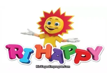 RI HAPPY VAGAS P/ REPOSITOR, LIMPEZA, FISCAL, ESTOQUISTA, CAIXA, ANIMADOR INFANTIL – R$ 1.276,00 – COM E SEM EXPERIENCIA – RIO DE JANEIRO