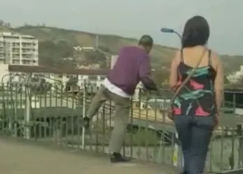 TENTATIVA DE SUICÍDIO NO VIADUTO EM CAMPO GRANDE(VIDEO)