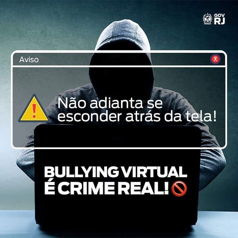 Bullying virtual é crime! Não curta essa ideia!