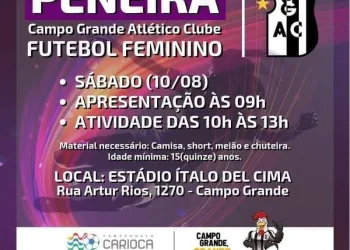 PENEIRA PRO FUTEBOL FEMININO NO CAMPO GRANDE