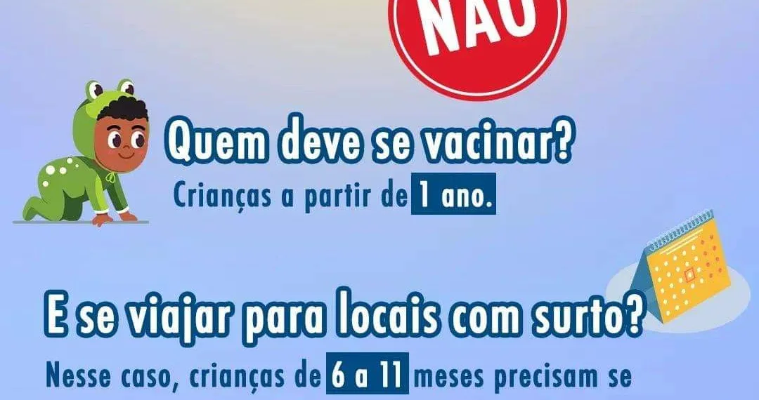 COMUNICADO DA PREFEITURA DO RIO SOBRE O SARAMPO