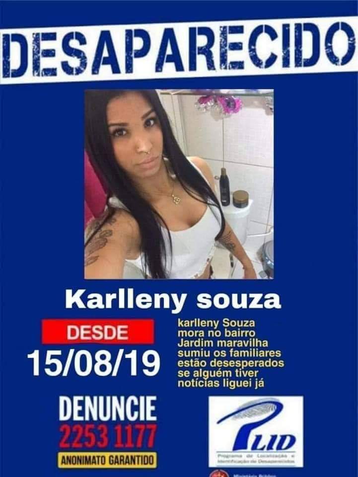 MORADORA DE CAMPO GRANDE CONTÍNUA DESAPARECIDA
