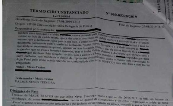 HOMEM ESTUPRA E MATA CACHORRO NO RJ