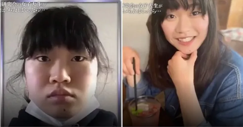 Menina “estranha” da escola é elogiada por 50 dias seguidos e muda completamente de aparência