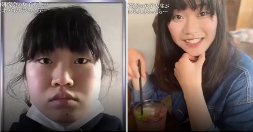 Menina “estranha” da escola é elogiada por 50 dias seguidos e muda completamente de aparência