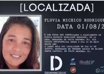 Mulher desaparecida no RJ  é encontrada morta