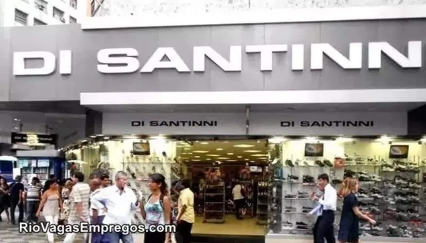 Di Santinni está com vagas de empregos abertas – boa fluência verbal e ser bastante dinâmico(a) – Rio de janeiro