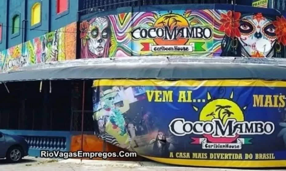 Processo Seletivo Coco Mambo Restaurante, Bar e Balada – vagas para as funções auxiliar de cozinha, caixa, barman, estoquista, cozinheiro – Comparecer Domingo 04/08