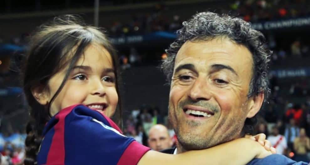 Filha do técnico Luis Enrique morre aos nove anos