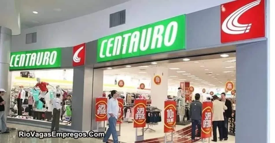 Lojas Centauro vagas para Estoquista, vendedor de calçados, assistente – artigos esportivos, mochilas, tenis – Rio de janeiro