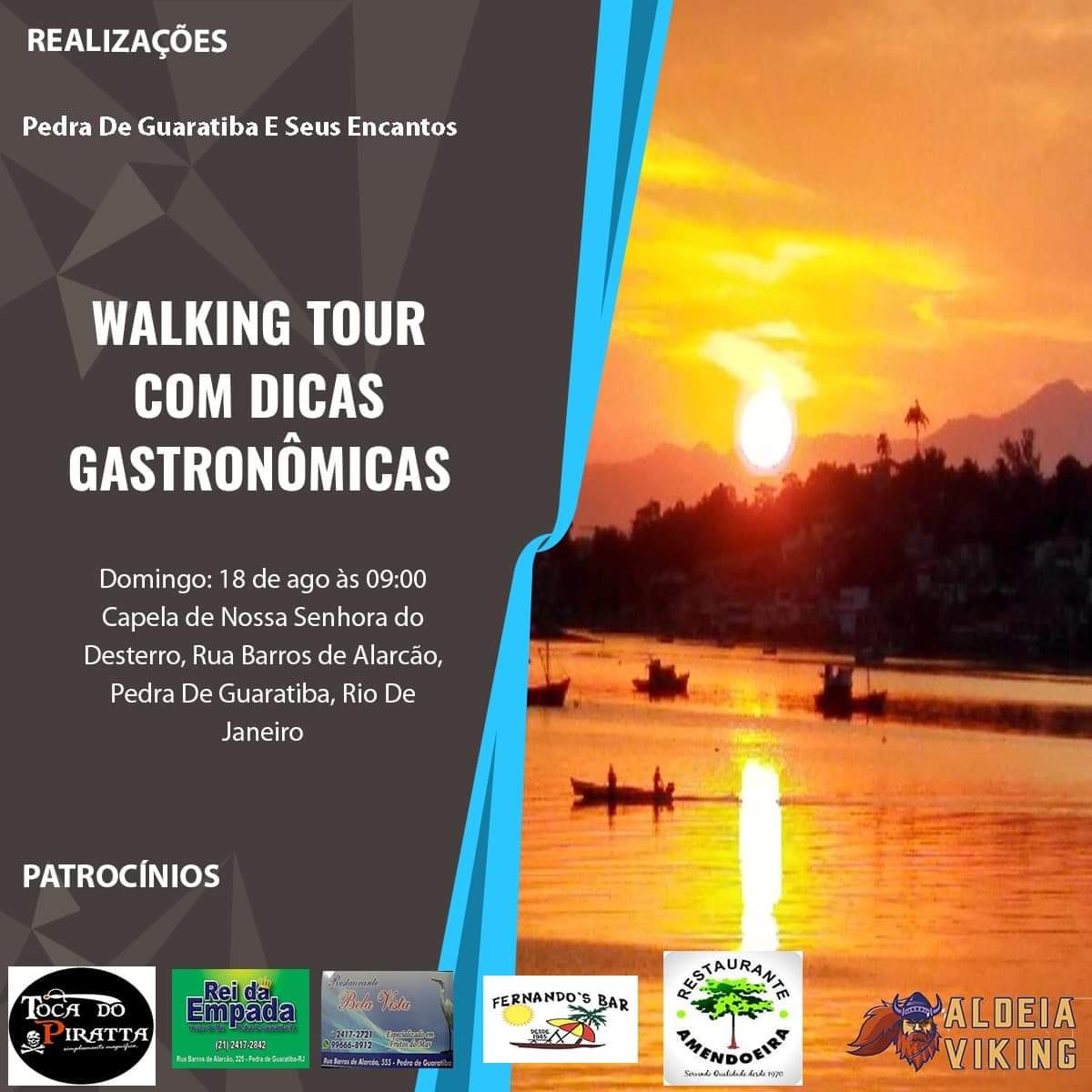 Lazer Cultural para toda a Família com caminhada em Pedra De Guaratiba