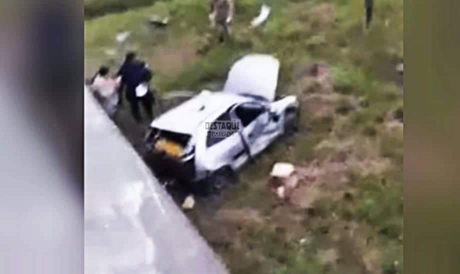 Criança morre e seis ficam feridos após carro cair de viaduto no RJ