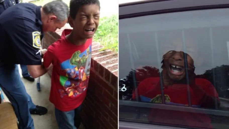 Mãe chama policiais para simular prisão de filho bagunceiro de 10 anos: “queria assustá-lo”