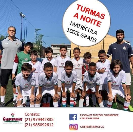 ESCOLINHA DE FUTEBOL DO FLUMINENSE EM CAMPO GRANDE