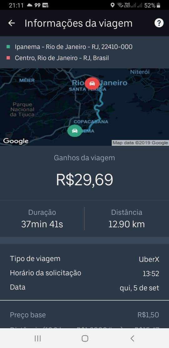 MOTORISTA DE UBER SOFRE…