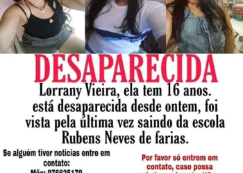 ADOLESCENTE DESAPARECIDA EM CAMPO GRANDE!!